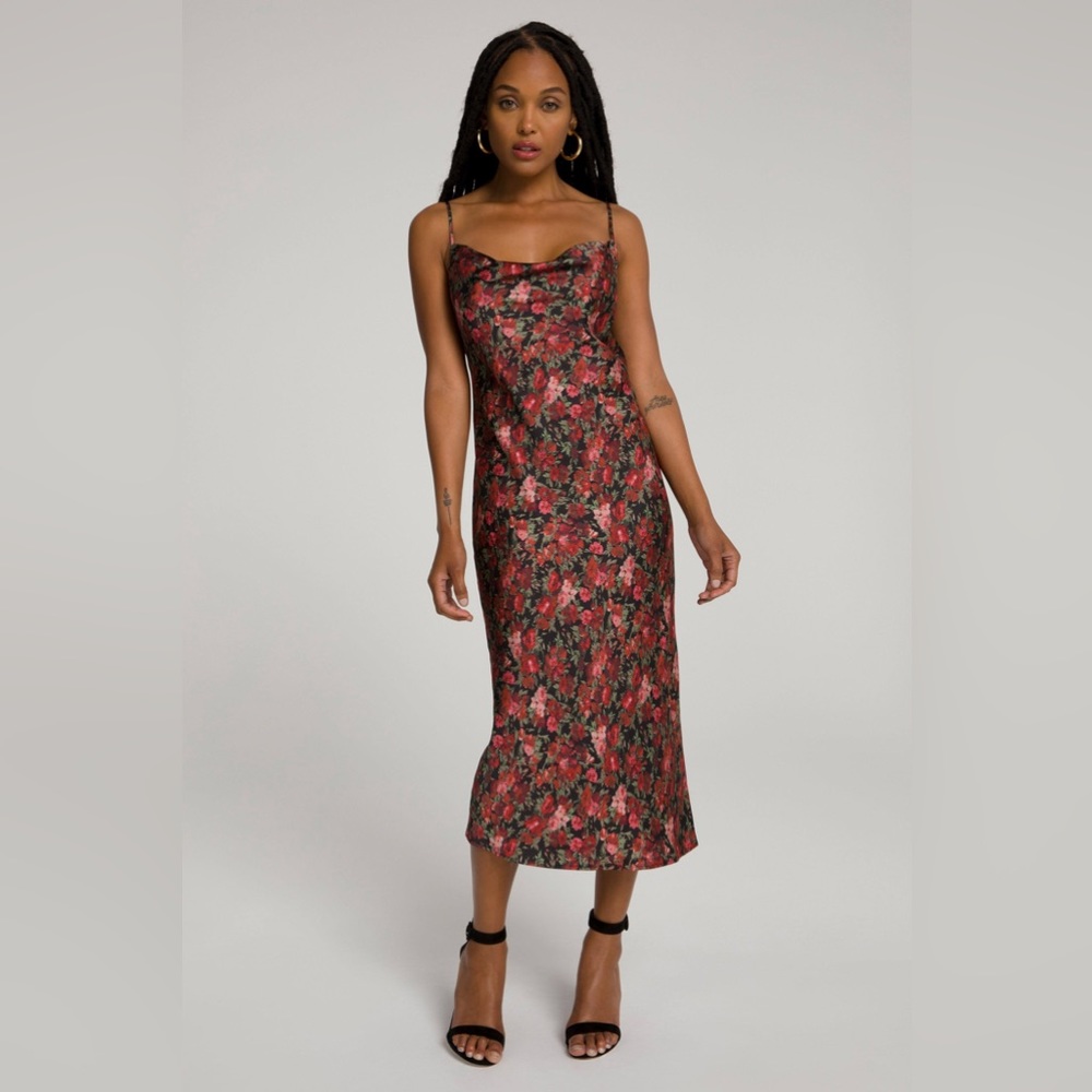 Good American Moody Floral Slip Dress 0 / XS